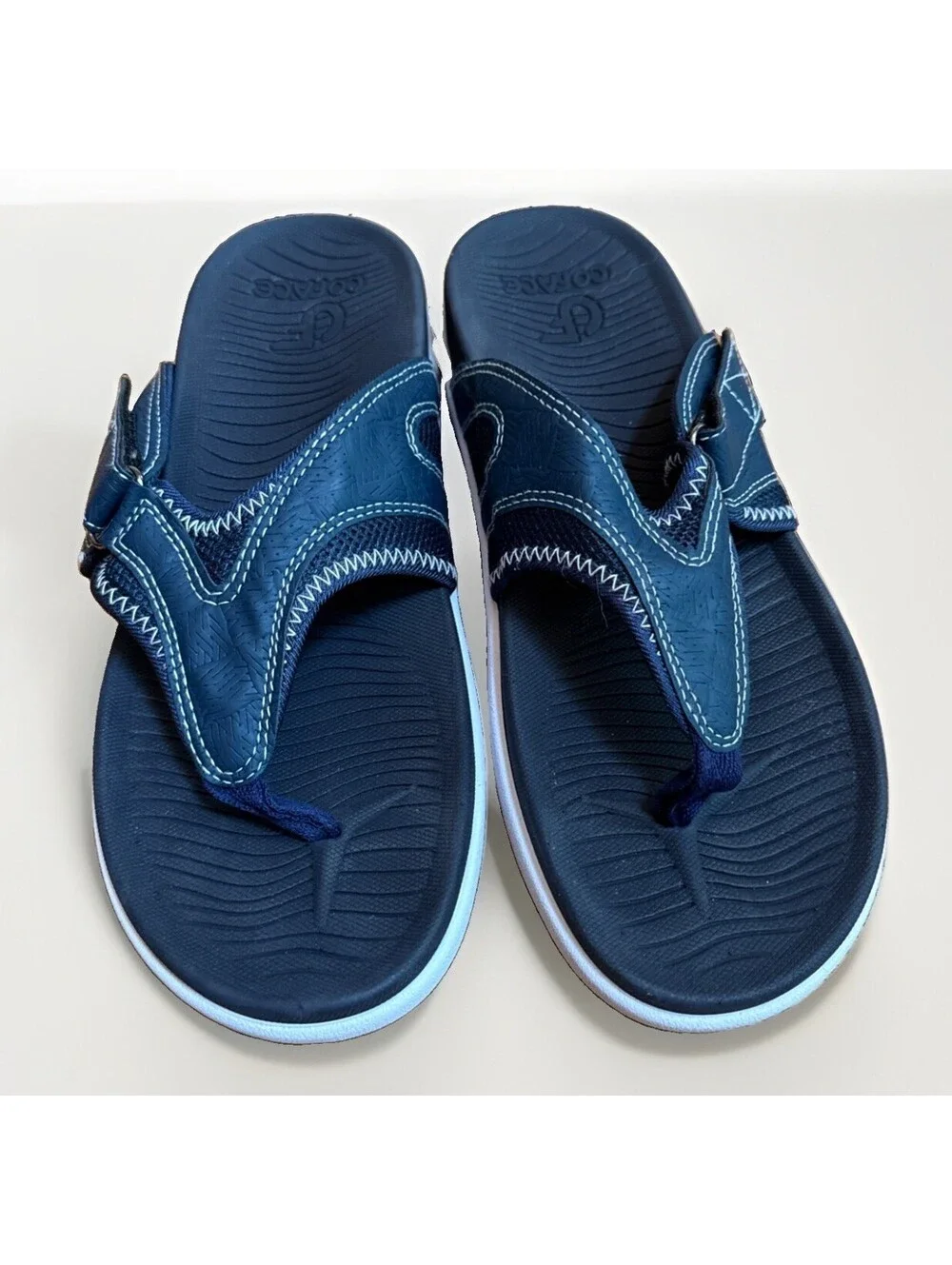 EUC COFACE CM218 Men's Fashion Orthotic Arch Support Flip Flops Size 11